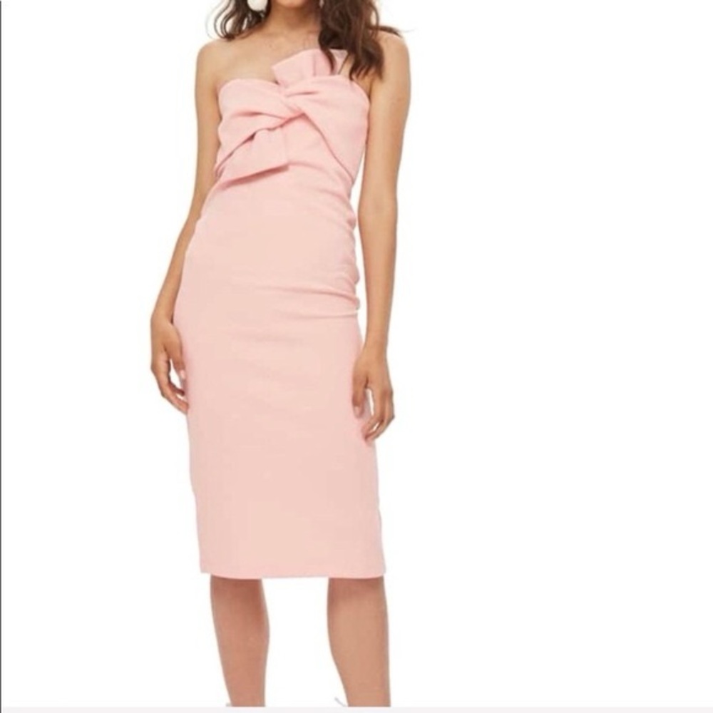 Topshop front bow dress